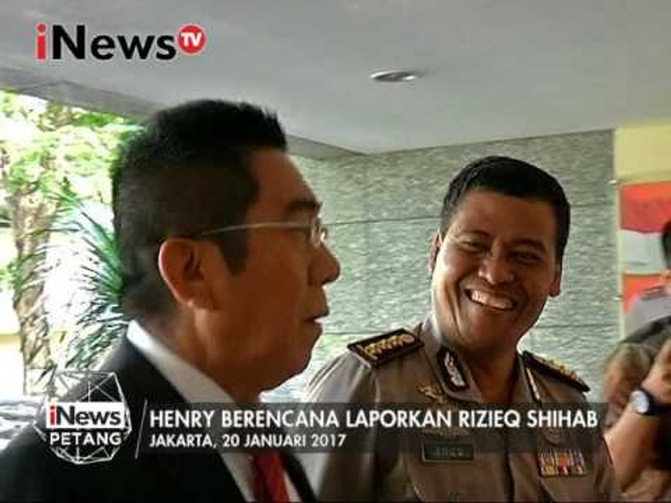 Henry Yosodiningrat laporkan Rizieq Shihab - iNews Petang 31/01