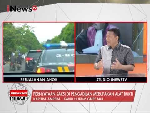 Ahok Mengakui Berstatement Seperti Diungkap Salah Satu Saksi - iNews Breaking News 31/01