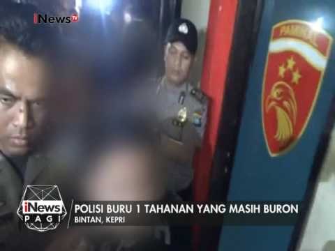 Polres Riau menangkap 3 dari 4 tahanan yang kabur - iNews Pagi 01/02