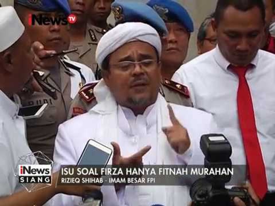 Habib Rizieq Shihab Sebut Isu Dirinya Dengan Firza Husein Adalah Fitnah - iNews Siang 02/02