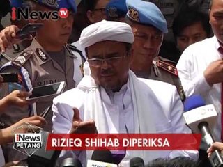 Rizieq Shihab diperiksa sebagai saksi kasus Makar - iNews Petang 01/02