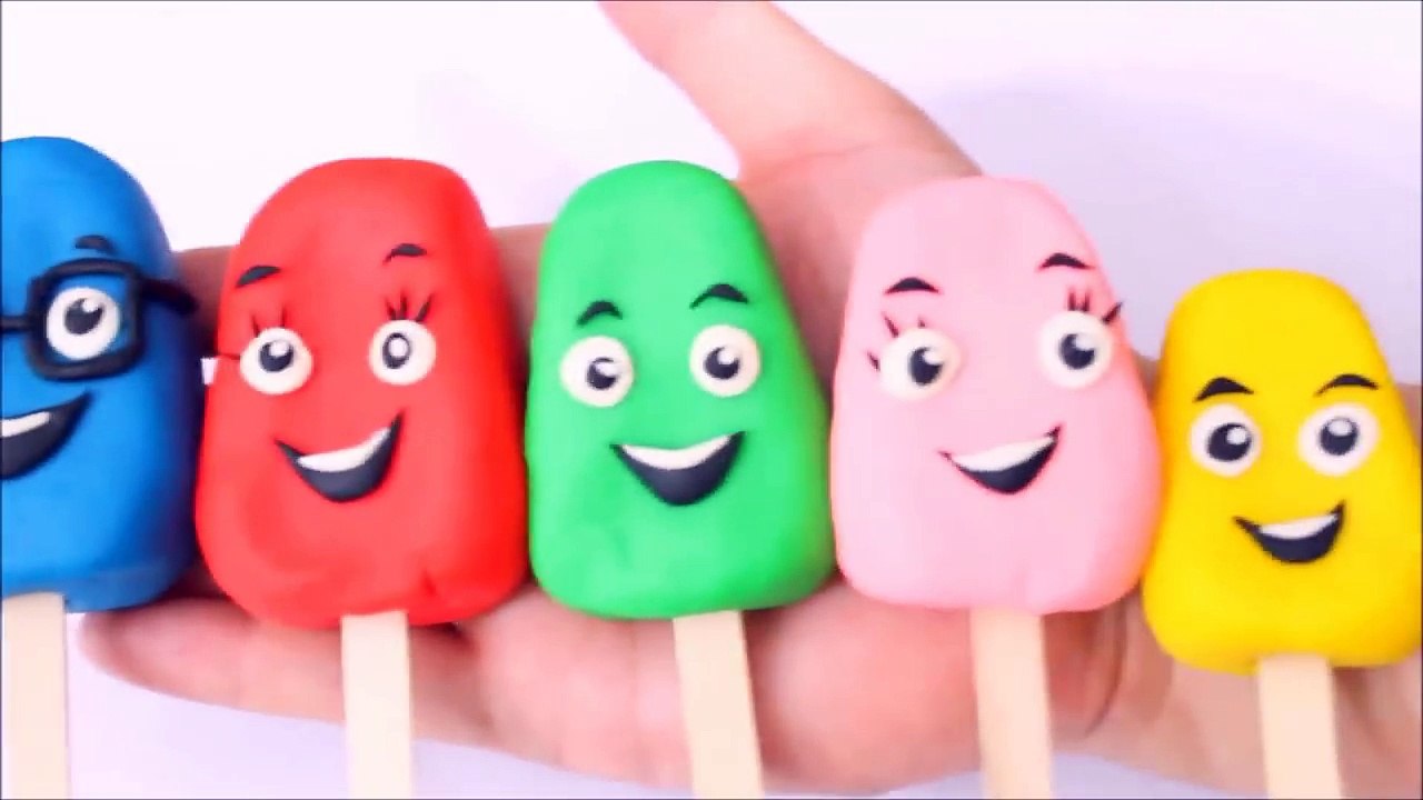 Lollipops and Ice creams Finger family Song, Play Doh Nursery Rhyme