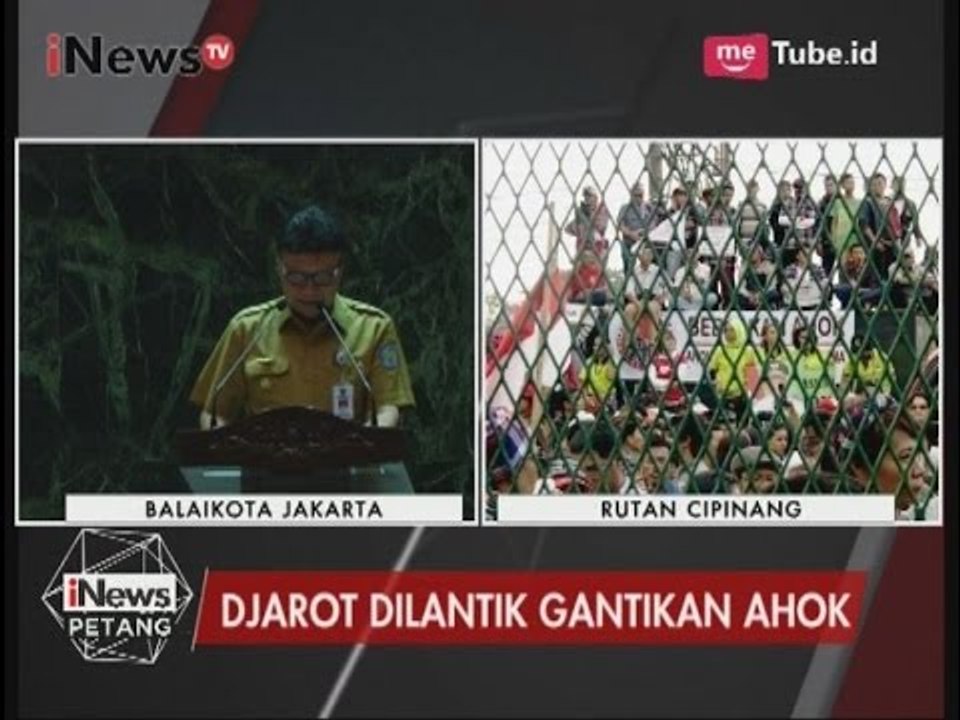 Djarot Ditunjuk Sebagai PLT Gubernut DKI - iNews Petang 09/05