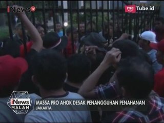 Massa Pro Ahok Datangi Pengadilan Tinggi, Desak Penangguhan Penahanan Ahok - iNews Malam 10/05