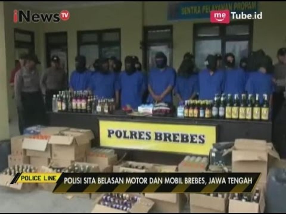 Tim Resmob Polres Jateng Mengamankan 16 Orang Pelaku Kejahatan Jalanan - Police Line 10/05