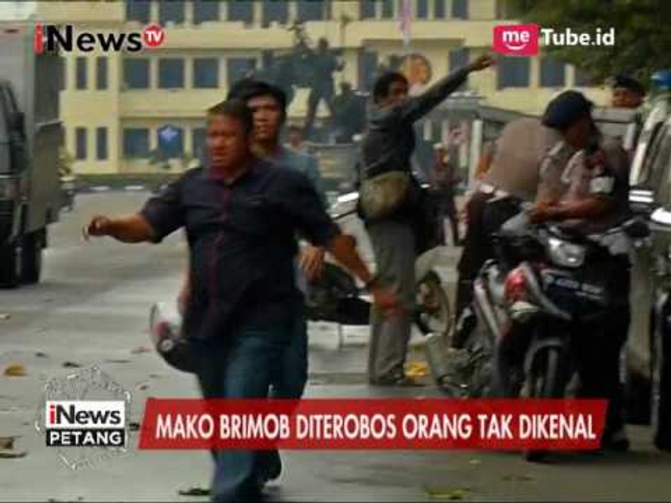 Detik-detik 2 Orang Tak Dikenal Menerobos Masuk Kedalam Mako Brimob Kelapa Dua - iNews Petang 10/05