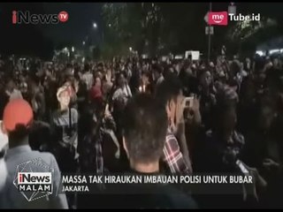 Menyalahi Aturan & Ketertiban Umum, Aksi Massa Pendukung Ahok Dibubarkan Polisi - iNews Malam 12/05