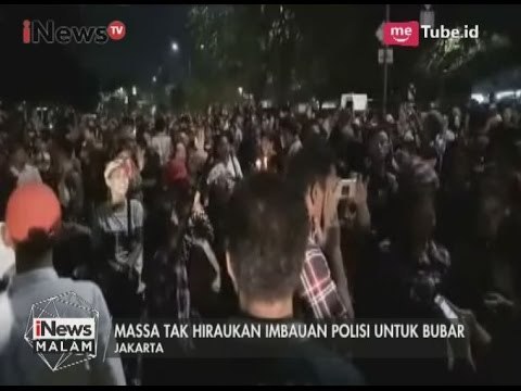 Menyalahi Aturan & Ketertiban Umum, Aksi Massa Pendukung Ahok Dibubarkan Polisi - iNews Malam 12/05