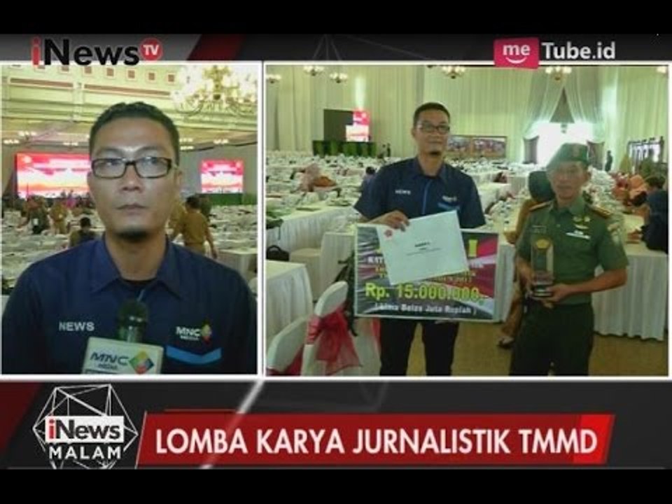 Kontributor MNC Media Menang Lomba Karya Jurnalistik TMMD - iNews Malam 16/05