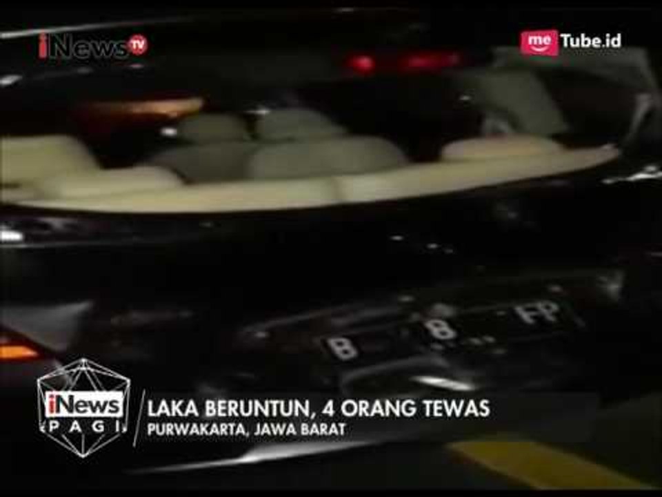 Kecelakaan Maut di Tol Cipularang, Tabrakan Beruntun Libatkan 10 Kendaraan - iNews Pagi 19/05