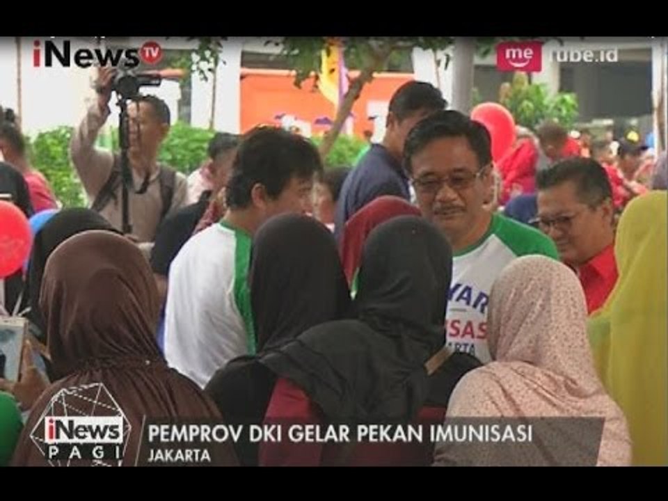 PLT Gubernur, Djarot Saiful Buka Pekan Imunisasi - iNews Pagi 18/05