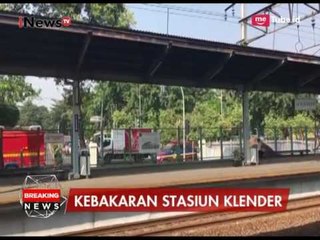 Penampakan Terkini Stasiun Klender Setelah Api Berhasil Dipadamkan - Breaking News 19/05