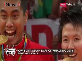 Nominasi iNews Maker 2017, Owi & Butet Peraih Medali Emas Olympiade Rio 2016 - iNews Siang 20/05