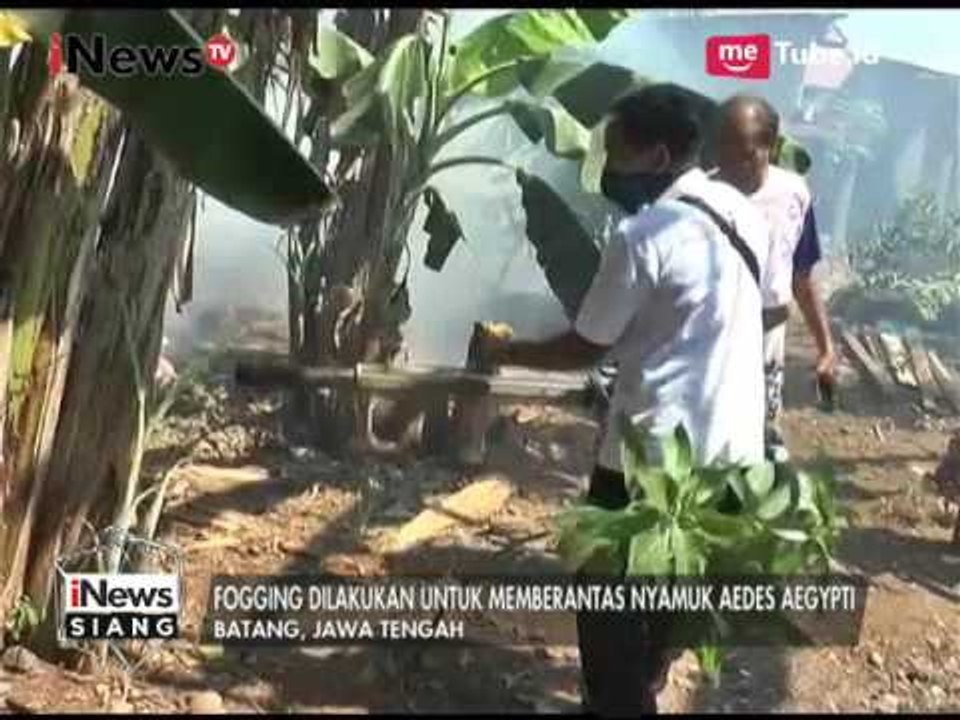 Cegah Wabah DBD, Partai Perindo Melakukan Fogging Gratis di Batang Jateng - iNews Siang 21/05