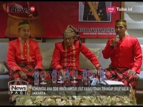 Komunitas Ana' Ogie Kecam Fitnah Tehadap Jusuf Kala - iNews Pagi 22/05
