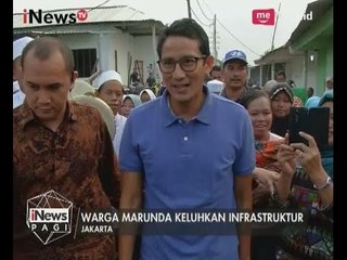 Sandiaga Uno Temui & Dengarkan Keluhan Warga Marunda - iNews Pagi 23/05