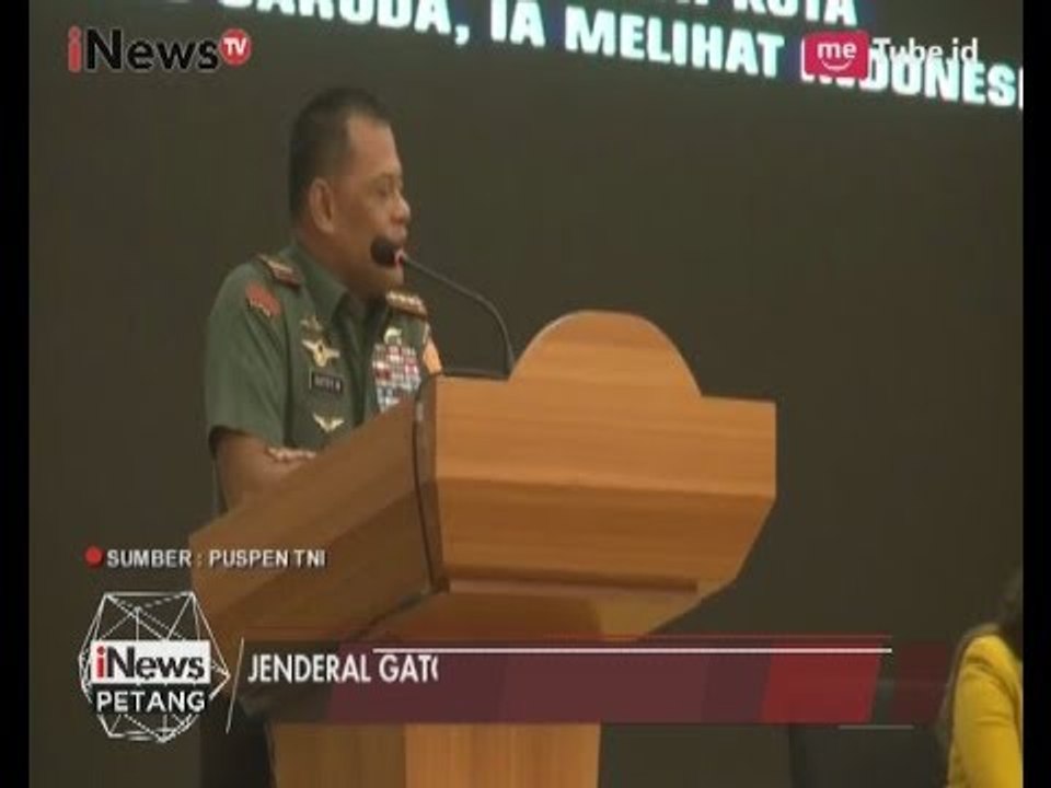 Baca Puisi di Rapimnas Golkar, Gatot Nurmantiyo Disebut Masuk Bursa Capres 2019 - iNews Petang 24/05