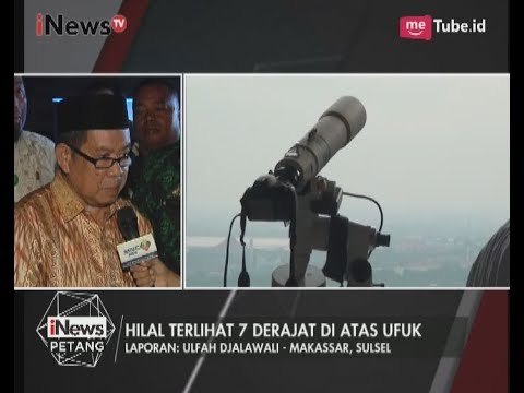 Pantauan Hilal Dari Kota Makassar Sempat Terkendala Cuaca - iNews Petang 26/05