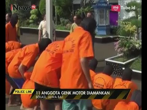 11 Anggota Genk Motor di Bekasi Ditangkap Polisi Saat Sedang Beraksi - Police Line 26/05