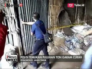 Tempat yang Diduga Sebagai Lokasi Penimbunan Garam di Ponorogo Digrebek Polisi - iNews Siang 28/05