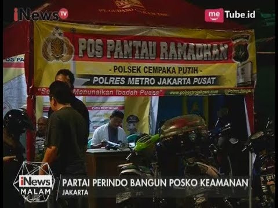 Perindo & Polisi Bekerja Sama Dirikan Posko Keamanan di Lingkungan Warga - iNews Malam 28/05