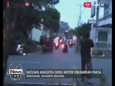 Ratusan Geng Motor yang Tak Pernah Jera, Dibubarkan Paksa Polsek Makassar - iNews Siang 29/05
