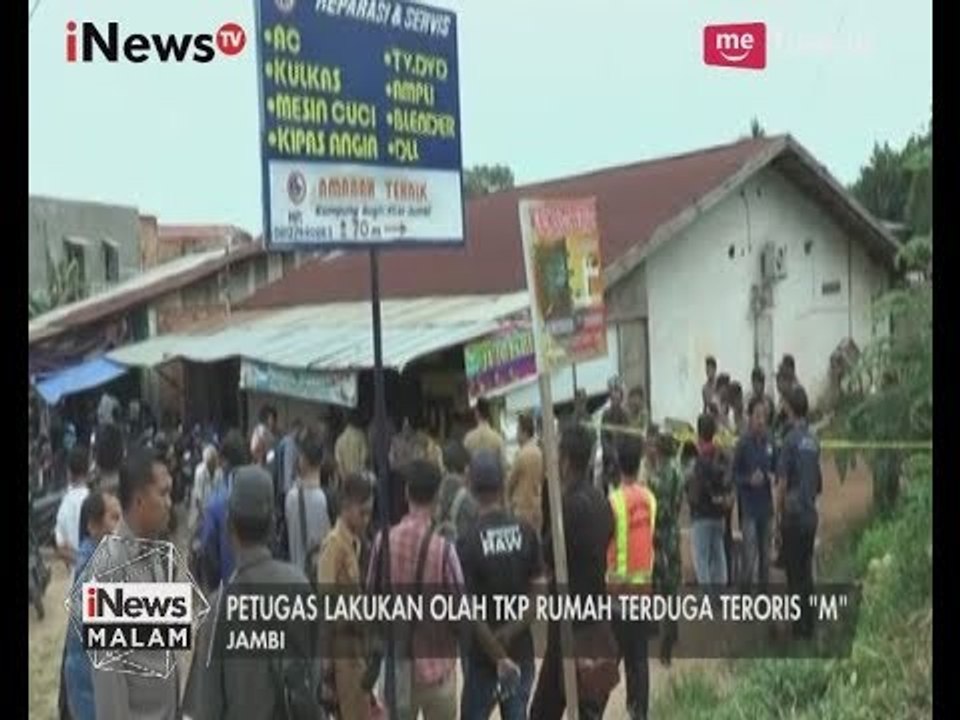Densus 88 Grebek & Olah TKP di Rumah Terduga Teroris Jambi - iNews Malam 30/05