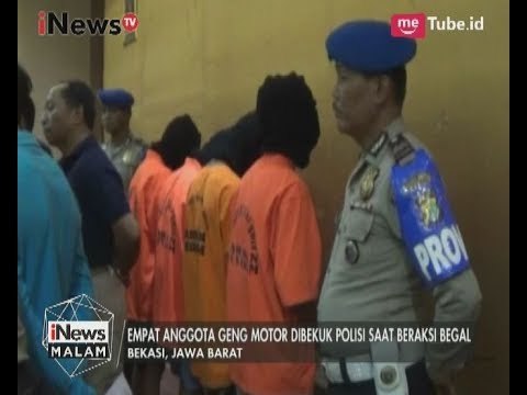4 Remaja Anggota Geng Motor Ditangkap Saat sedang Lakukan Aksi Begal - iNews Malam 30/05