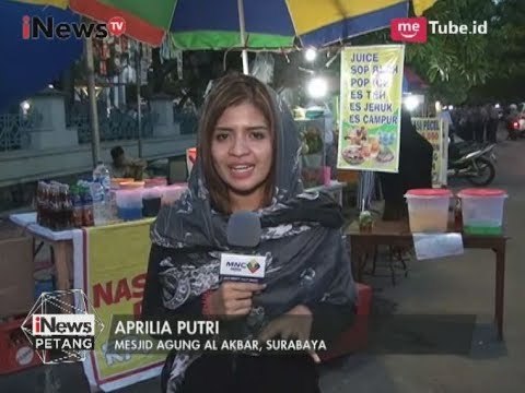 Masjid Al-Akbar Surabaya Menjadi Tempat Favorit Ngabuburit Warga Surabaya - iNews Petang 31/05