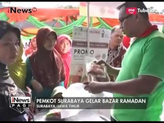 Pemkot Surabaya Gelar Bazar Murah Ramadhan - iNews Pagi 01/06