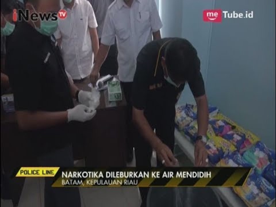 BNNP Kep. Riau Musnahkan 24 Kg dan Ratusan Butir Pil Ekstasi - Police Line 01/06