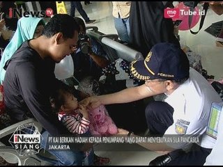 Peringati Hari Pancasila, PT KAI Berikan Hadiah Kepada Penumpang - iNews Siang 01/06