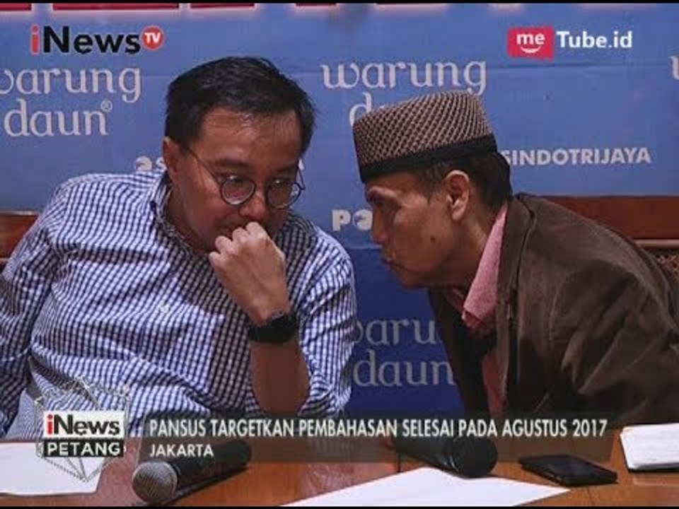 Pansus Targetkan Pembahasan RUU Antiteroris akan Selesai Pada Agustus 2017 - iNews Petang 03/06