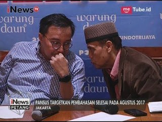 Pansus Targetkan Pembahasan RUU Antiteroris akan Selesai Pada Agustus 2017 - iNews Petang 03/06
