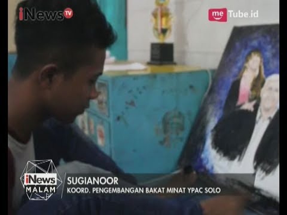 Pelajar Difabel Ini Berkesempatan Melukis Wakil Presiden Amerika Serikat -  iNews Malam 03/06