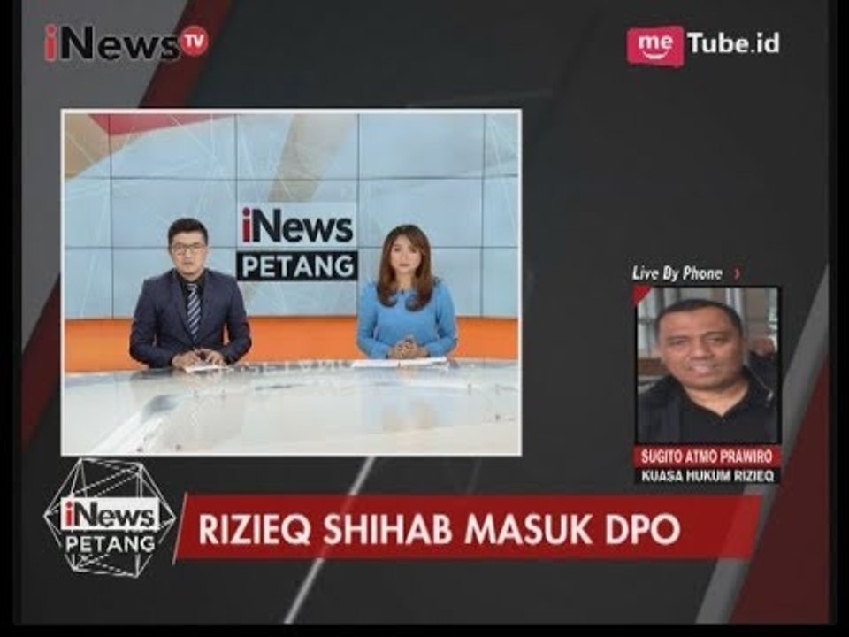 Rizieq Shihab Tolak Mengakui Chat Mesum Dengan Firza - iNews Petang 01/06