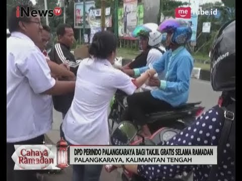 DPD Partai Perindo Palangkaraya Tengah Bagikan Takjil Gratis Selama Bulan Puasa - iNews Malam 03/06