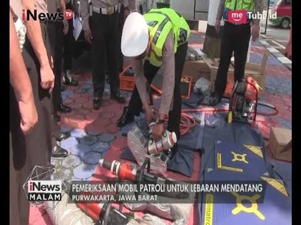 Jelang Pengamanan Arus Mudik, Polres Purwakarta Periksa Mesin Kendaraan - iNews Malam 05/06