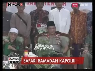 Safari Ramadan, Kapolri Kunjungi Pondok Pesantren Roudlatut Tahliban - iNews Pagi 07/06