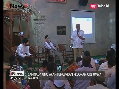 Cawagub Terpilih Sandiaga Uno Akan Luncurkan Program Oke Ummat, Apa Itu ? - iNews Pagi 06/06