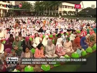 Mabes TNI AD Gelar Buka Bersama 1000 Anak Yatim Untuk Kebersamaan TNI & Warga - iNews Pagi 07/06