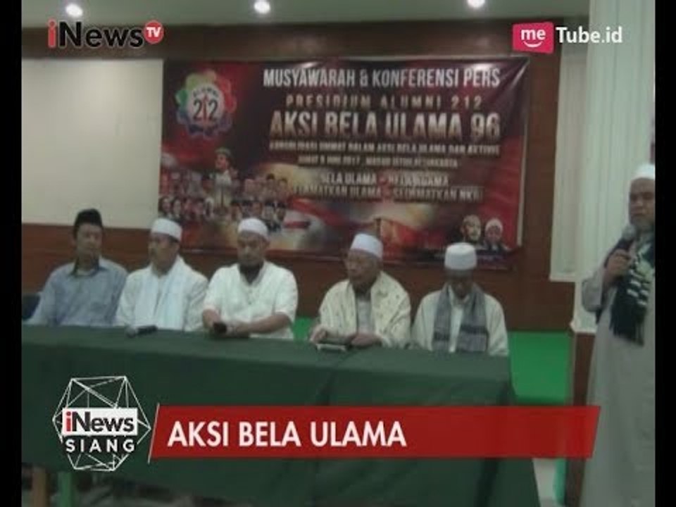 Alumni Aksi 212 Akan Gelar Aksi Bela Ulama 9 Juni di Masjid Istiqlal - iNews Siang 08/06