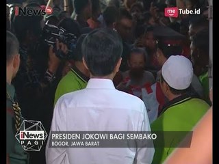 Disela Pulang ke Rumah Dinas, Presiden Jokowi Bagikan 1200 Sembako ke Warga - iNews Pagi 09/06