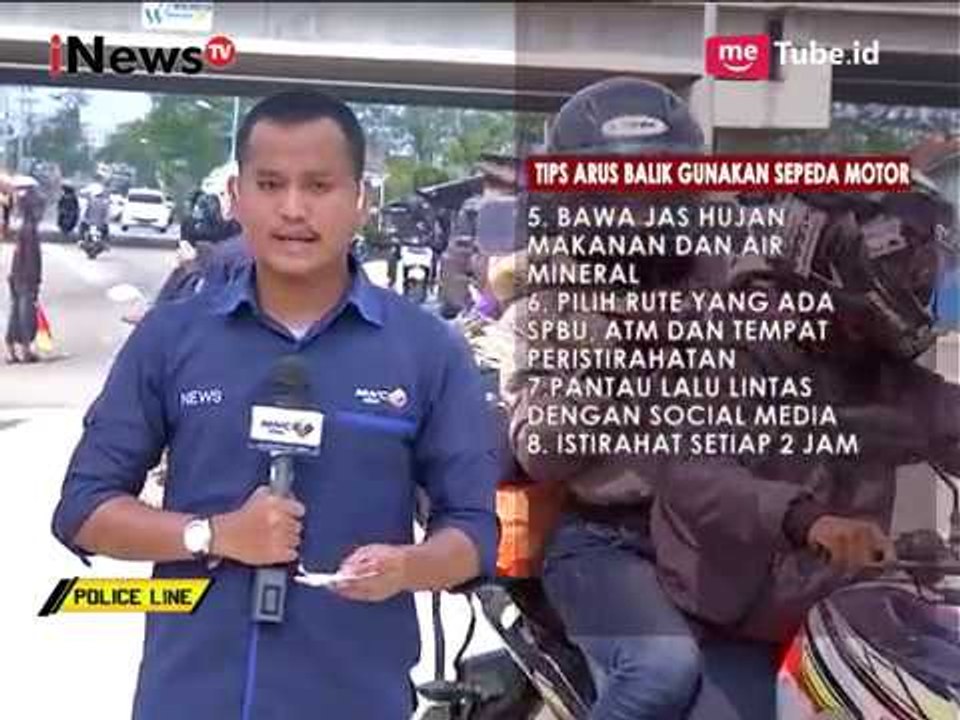 Pemudik Kendaraan Roda Dua Mulai Padati Arus Balik di Jalur Pantura - Police Line 30/06