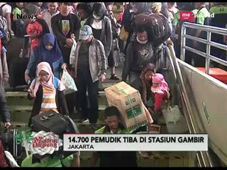 Jumlah Pemudik yang Tiba di Stasiun Gambir Terus Meningkat - Ayo Pulang Kampung 30/06