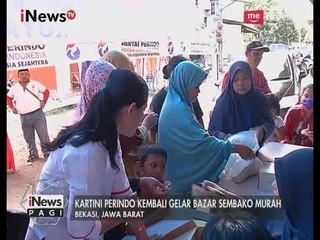 Membantu Warga Ekonomi Lemah, Kartini Perindo Gelar Bazar Murah di Bekasi - iNews Pagi 09/06