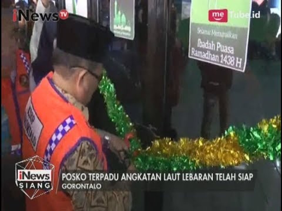 Posko Terpadu Angkutan Laut Lebaran Telah Siap untuk Melayani Pemudik - iNews Siang 10/06