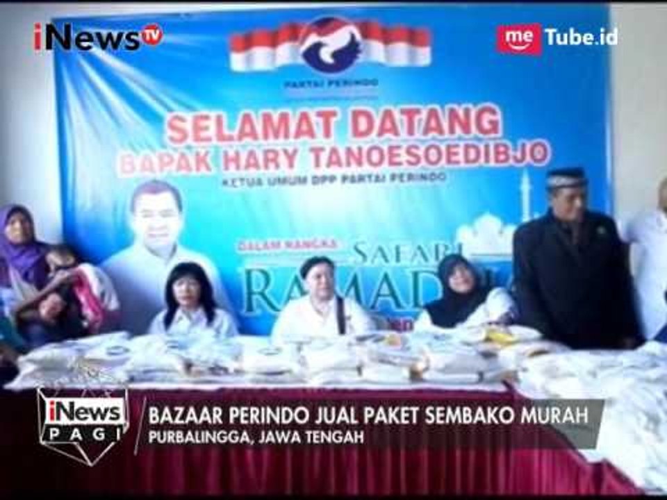 Kartini Perindo Gelar Bazzar Murah Perindo di Purbalingga Jateng - iNews Pagi 12/06