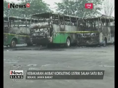 Puluhan Kernet & Sopir Bus Mayasari Menganggur Pasca Terjadinya Kebakaran - iNews Siang 13/06