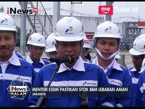 Ignasius Jonan Pastikan Stok BBM Untuk Arus Mudik Aman - iNews Malam 14/06